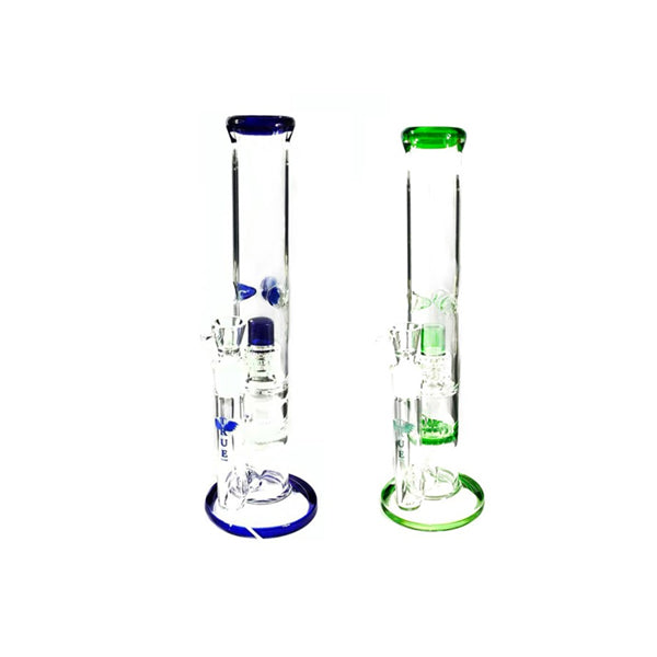 14" Large Percolator Glass Bong - GWP-14'' (GS0908) | Unbranded | Hall of Vape |  | Smoking Products