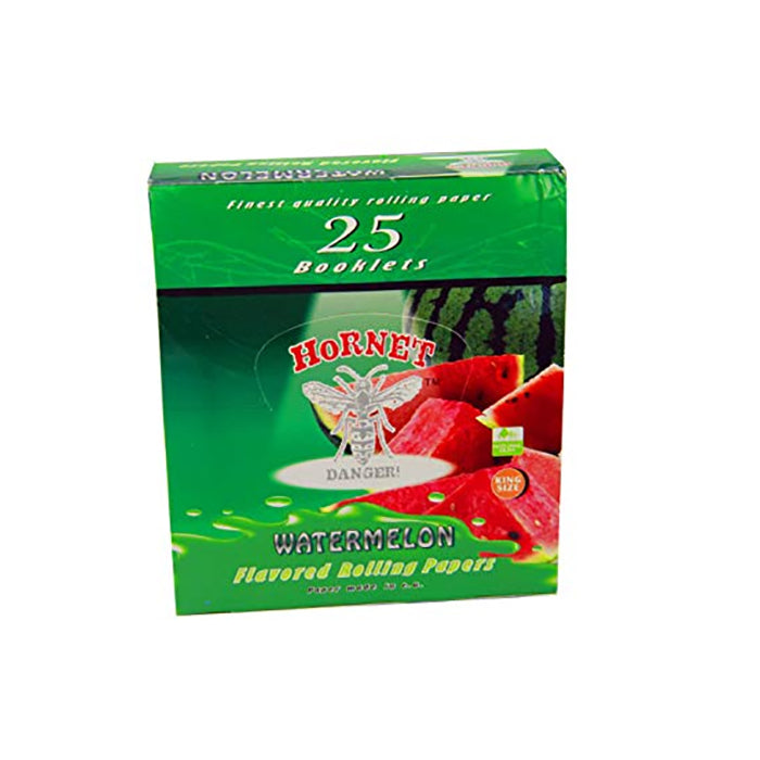 25 Hornet Flavoured King Size Rolling Paper - 12 Flavours