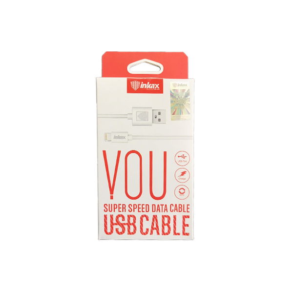 Inkax VOU Super Speed Data USB I-Phone Cable Cable 1M - CK13 | Inkax | Hall of Vape |  | Vaping Products