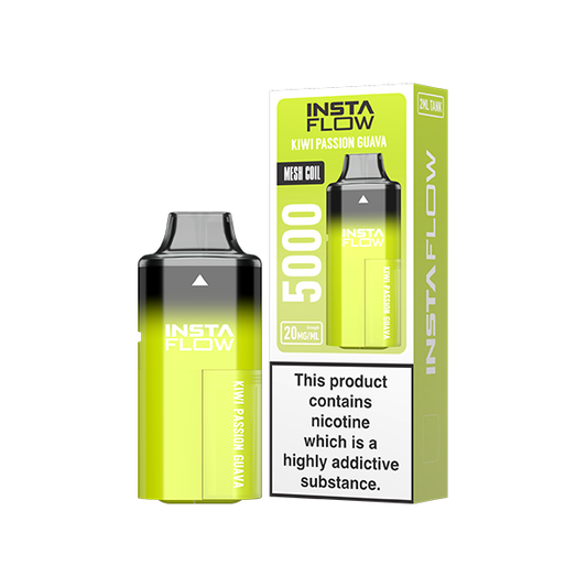 20mg Instaflow 5000 Disposable Rechargeable Vape Kit 5000 Puffs | Instaflow | Hall of Vape |  | Vaping Products