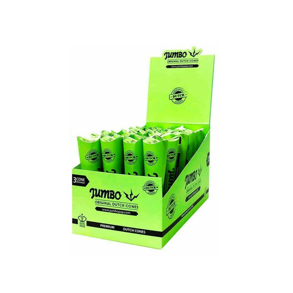 Jumbo King Sized Premium Dutch Cones Pre-Rolled  - Green | Jumbo | Hall of Vape |  | Smoking Products