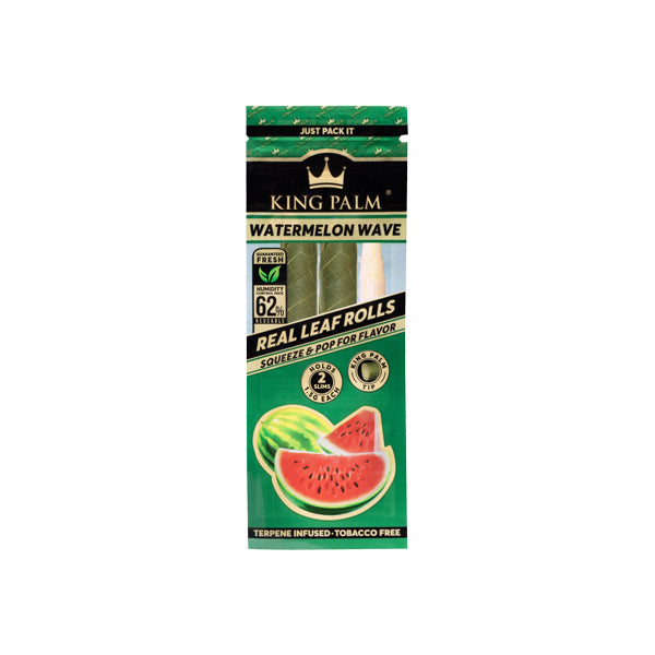 2 King Palm Flavoured Slim 1.5G Rolls | King Palm | Hall of Vape |  | Smoking Products