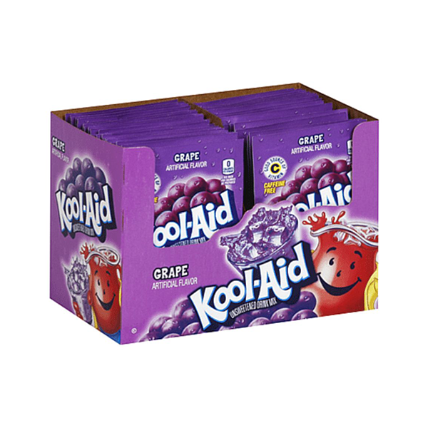 USA Kool-Aid Unsweetened Drink Mix - 48 Packets - Past / Best Before date