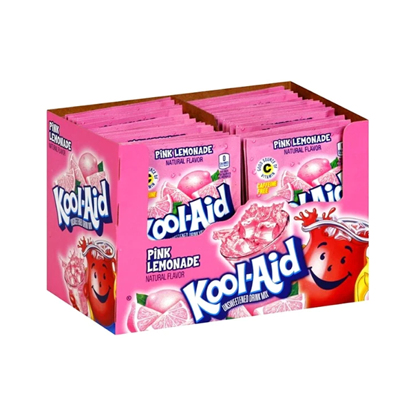 USA Kool-Aid Unsweetened Drink Mix - 48 Packets - Past / Best Before date