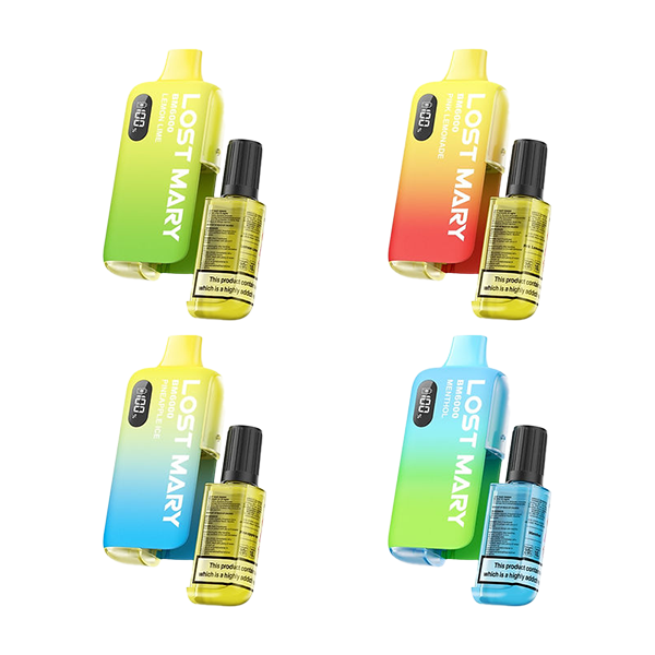 20mg Lost Mary BM6000 Disposable Rechargeable Vape Kit 6000 Puffs | Lost Mary | Hall of Vape |  | Vaping Products