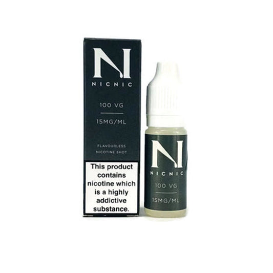 NIC NIC 15mg Nicotine Shot 10ml 100VG | Nic Nic | Hall of Vape |  | Vaping Products