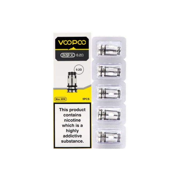 VooPoo PnP X Replacement Coils (0.15Ohm/0.2Ohm/0.3Ohm/0.6Ohm) | Voopoo | Hall of Vape |  | Vaping Products