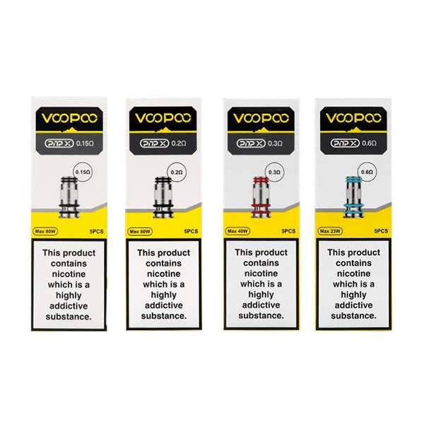 VooPoo PnP X Replacement Coils (0.15Ohm/0.2Ohm/0.3Ohm/0.6Ohm) | Voopoo | Hall of Vape |  | Vaping Products