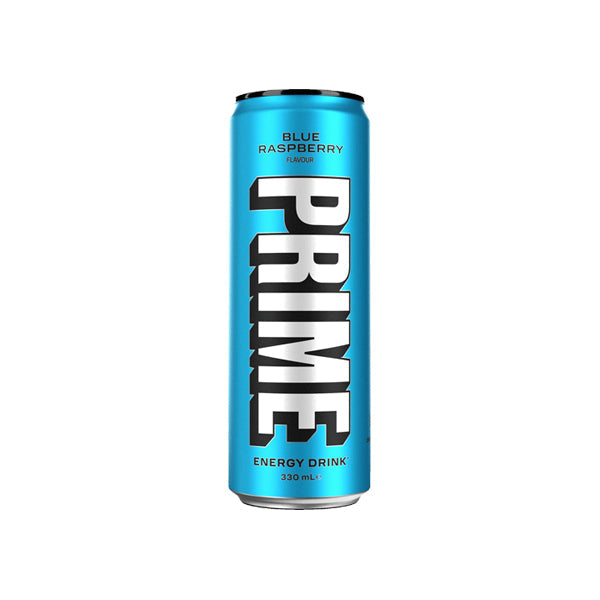 PRIME Energy USA Blue Raspberry Drink Can 355ml - Best Before date | Prime | Hall of Vape |  | American Confectionary