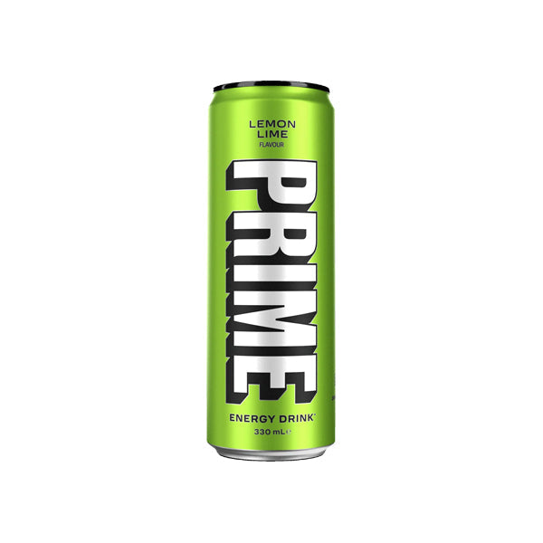 PRIME Energy USA Lemon Lime Drink Can 355ml - Best Before date | Prime | Hall of Vape |  | American Confectionary