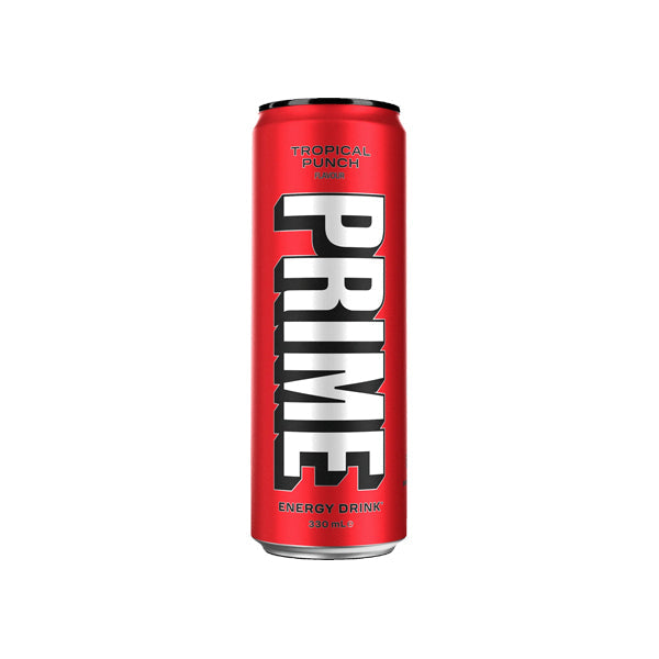 PRIME Energy USA Tropical Punch Drink Can 355ml - Best Before date | Prime | Hall of Vape |  | American Confectionary