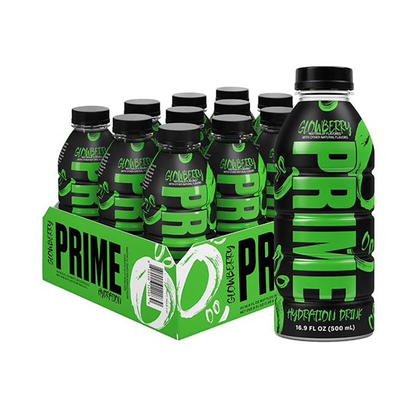 PRIME Hydration USA Glowberry Edition Sports Drink 500ml | Prime | Hall of Vape |  | American Confectionary