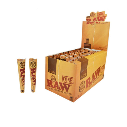 6 x 32 RAW Classic Natural 1¼ Pre-Rolled Cones | Raw | Hall of Vape |  | Smoking Products