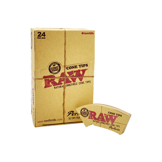 24 Raw Classic Perfecto Cone Tips | Raw | Hall of Vape |  | Smoking Products