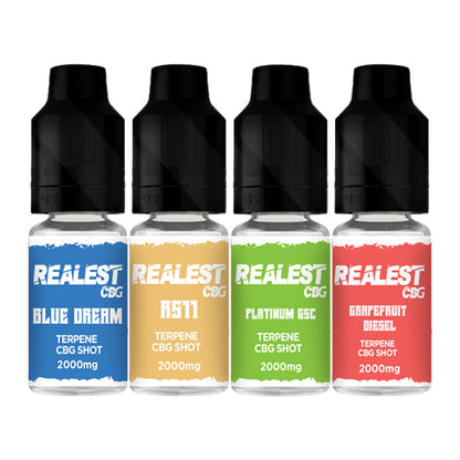 Realest CBD 2000mg Terpene Infused CBG Booster Shot 10ml (BUY 1 GET 1 FREE)