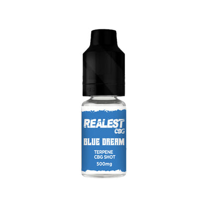 Realest CBD 500mg Terpene Infused CBG Booster Shot 10ml (BUY 1 GET 1 FREE) | Realest CBD | Hall of Vape |  | Vaping Products