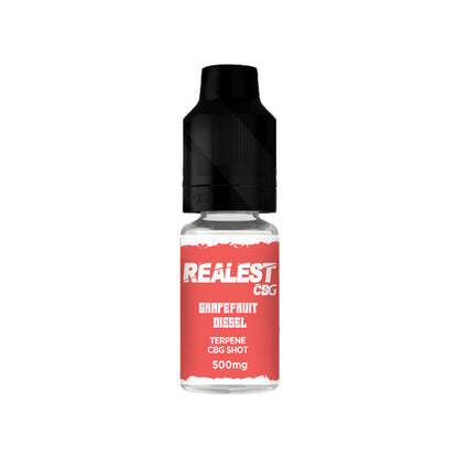 Realest CBD 500mg Terpene Infused CBG Booster Shot 10ml (BUY 1 GET 1 FREE) | Realest CBD | Hall of Vape |  | Vaping Products