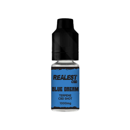 Realest CBD 1000mg Terpene Infused CBD Booster Shot 10ml (BUY 1 GET 1 FREE) | Realest CBD | Hall of Vape |  | Vaping Products