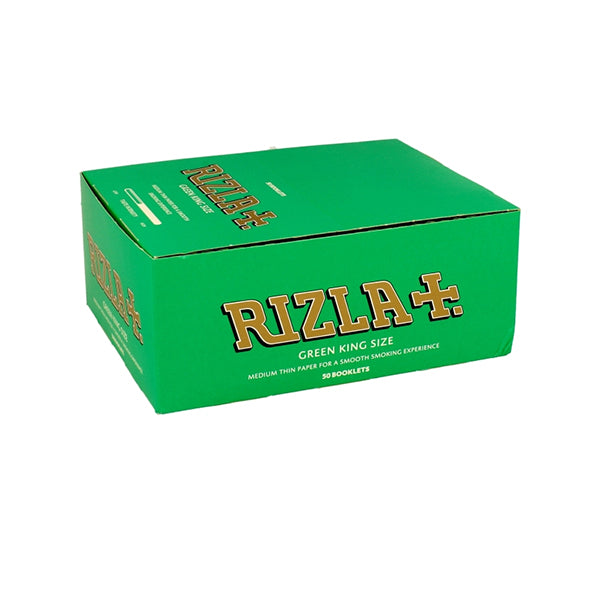 50 Green King Size Rizla Rolling Papers | Rizla | Hall of Vape |  | Smoking Products