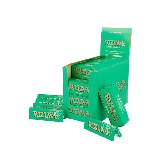 100 Green Multipack Regular Rizla Rolling Papers | Rizla | Hall of Vape |  | Smoking Products