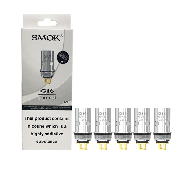 Smok G16 DC Replacement Coil 0.6ohm | Smok | Hall of Vape |  | Vaping Products