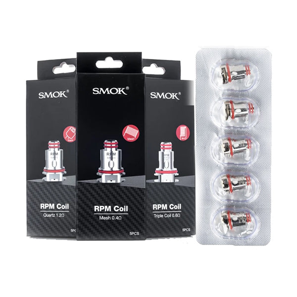 Smok RPM Replacement Coils - 0.6Ω/0.4Ω/1.2Ω/1.0Ω | Smok | Hall of Vape |  | Vaping Products