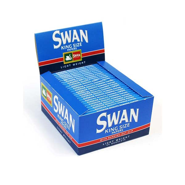 50 Swan Blue King Size Rolling Papers | Swan | Hall of Vape |  | Smoking Products