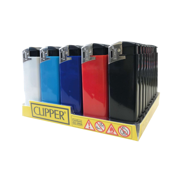 25 Clipper XTK Fit Solid Electronic Lighters - TK0B202UKHX | Clipper | Hall of Vape |  | Smoking Products