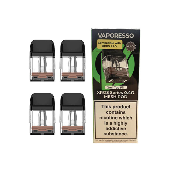 Vaporesso XROS Series Corex 2.0 Replacement Pods (0.4Ω/06Ω/0.8Ω/1.0Ω/1.2Ω) 2ml