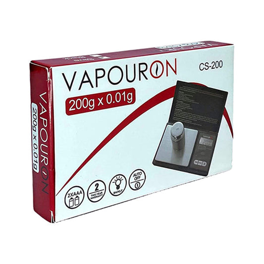 Vapouron CS Series 0.01g - 200g Digital Scale (CS-200) | Vapouron | Hall of Vape |  | Smoking Products