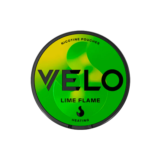 8mg Velo Slim Medium Strength Lime Flame Nicotine Pouches - 20 Pouches | Velo | Hall of Vape |  | Smoking Products