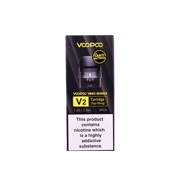 VooPoo Vinci V2 Replacement Cartridge Pods 0.8Ω/1.2Ω - 3Pcs | Voopoo | Hall of Vape |  | Vaping Products