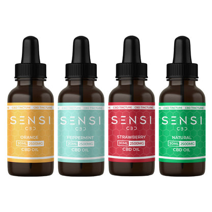 Sensi CBD 2500mg CBD Broad-Spectrum Tincture Oil 30ml (BUY 1 GET 1 FREE)