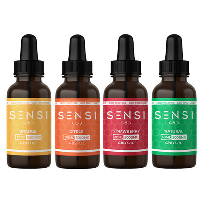 Sensi CBD 5000mg CBD Broad-Spectrum Tincture Oil 30ml (BUY 1 GET 1 FREE) | Sensi CBD | Hall of Vape |  | CBD Products