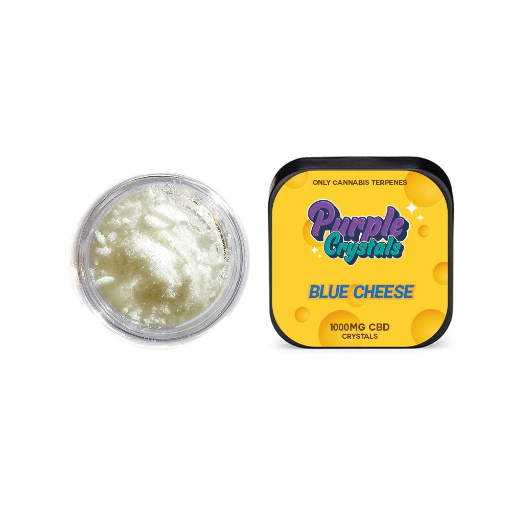 Purple Crystals by Purple Dank 1000mg CBD Crystals - Blue Cheese (BUY 1 GET 1 FREE) | Purple Dank | Hall of Vape |  | CBD Products