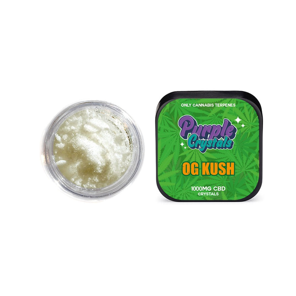 Purple Crystals by Purple Dank 1000mg CBD Crystals - OG Kush (BUY 1 GET 1 FREE) | Purple Dank | Hall of Vape |  | CBD Products