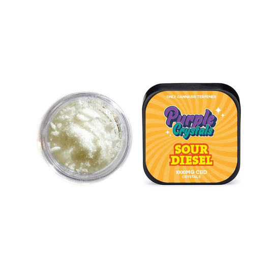 Purple Crystals by Purple Dank 1000mg CBD Crystals - Sour Diesel (BUY 1 GET 1 FREE) | Purple Dank | Hall of Vape |  | CBD Products