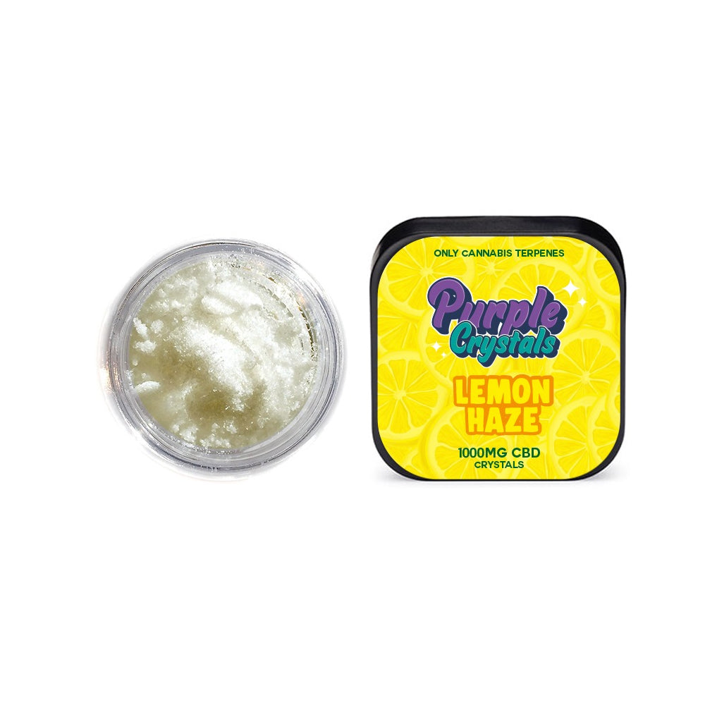 Purple Crystals by Purple Dank 1000mg CBD Crystals - Lemon Haze (BUY 1 GET 1 FREE) | Purple Dank | Hall of Vape |  | CBD Products