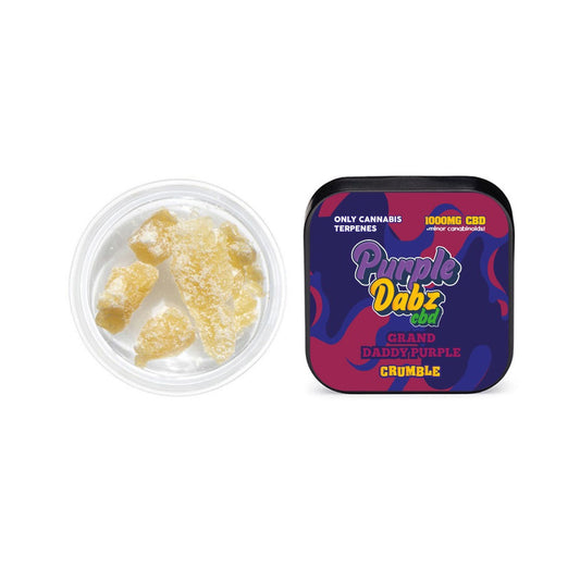 Purple Dabz by Purple Dank 1000mg CBD Crumble - Grand Daddy Purple (BUY 1 GET 1 FREE) | Purple Dank | Hall of Vape |  | CBD Products