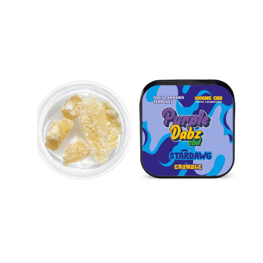 Purple Dabz by Purple Dank 1000mg CBD Crumble - Strawdawg (BUY 1 GET 1 FREE) | Purple Dank | Hall of Vape |  | CBD Products