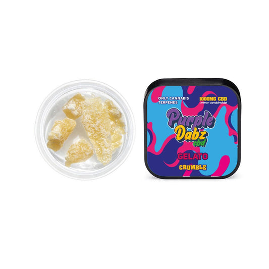 Purple Dabz by Purple Dank 1000mg CBD Crumble - Gelato (BUY 1 GET 1 FREE) | Purple Dank | Hall of Vape |  | CBD Products