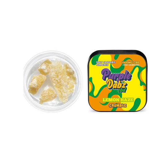 Purple Dabz by Purple Dank 1000mg CBD Crumble - Lemon Haze (BUY 1 GET 1 FREE) | Purple Dank | Hall of Vape |  | CBD Products