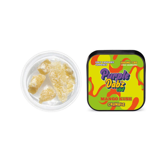 Purple Dabz by Purple Dank 1000mg CBD Crumble - Mango Kush (BUY 1 GET 1 FREE) | Purple Dank | Hall of Vape |  | CBD Products