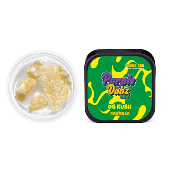 Purple Dabz by Purple Dank 1000mg CBD Crumble - OG Kush (BUY 1 GET 1 FREE) | Purple Dank | Hall of Vape |  | CBD Products