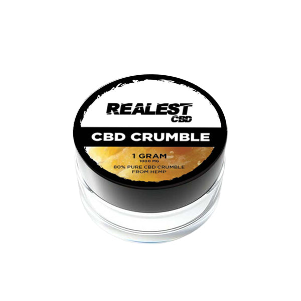 Realest CBD 1000mg 80% Broad Spectrum CBD Crumble (BUY 1 GET 1 FREE) | Realest CBD | Hall of Vape |  | CBD Products