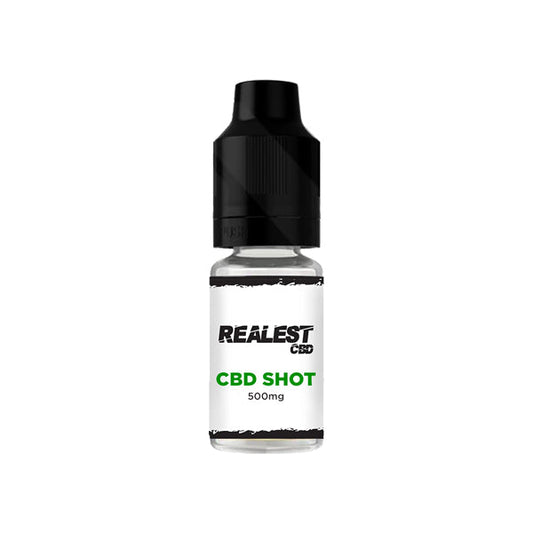 Realest CBD 500mg CBD E-Liquid Booster Shot 10ml (BUY 1 GET 1 FREE) | Realest CBD | Hall of Vape |  | Vaping Products