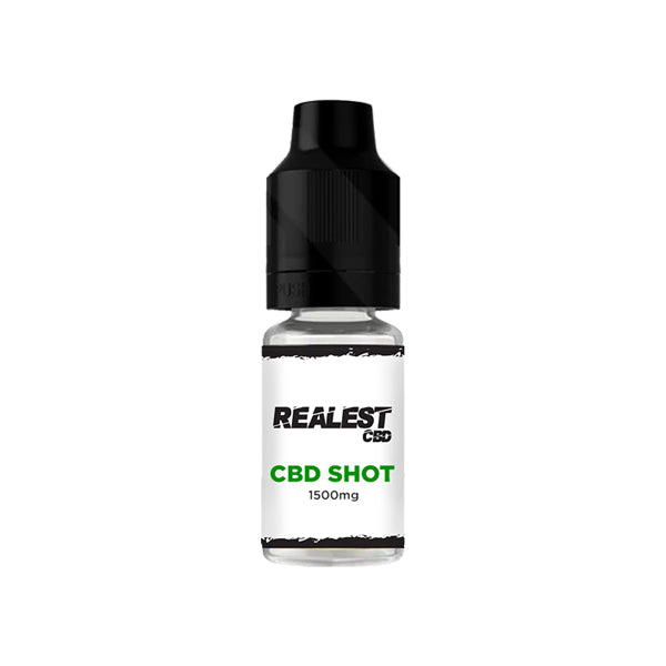 Realest CBD 1500mg CBD E-Liquid Booster Shot 10ml (BUY 1 GET 1 FREE) | Realest CBD | Hall of Vape |  | Vaping Products