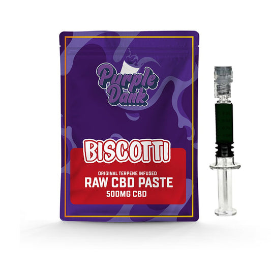 Purple Dank 1000mg CBD Raw Paste with Natural Terpenes - Biscotti (BUY 1 GET 1 FREE) | Purple Dank | Hall of Vape |  | CBD Products