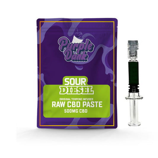 Purple Dank 1000mg CBD Raw Paste with Natural Terpenes - Sour Diesel (BUY 1 GET 1 FREE) | Purple Dank | Hall of Vape |  | CBD Products