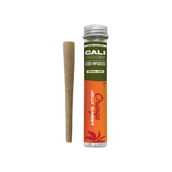 CALI CONES Sage 30mg Full Spectrum CBD Infused Cone - Orange Jelly Sunset | The Cali CBD Co | Hall of Vape |  | Smoking Products